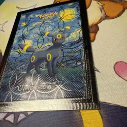 Umbreon #197 Silver Box Hit Holo Safari NONTCG Pokemon Cards Textured - Image 3