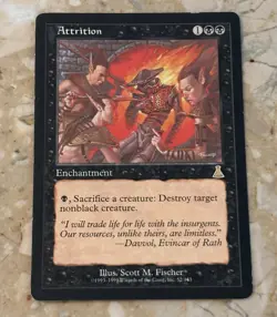 ATTRITION Urza's Destiny Card Magic The Gathering - Image 1