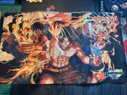 One Piece TCG Special Goods Set Ace/Sabo/Luffy | Game Mat & Box (No Promo Card) - Image 2