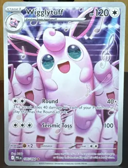 Pokemon Wigglytuff 105/094 Me02: Phantasmal Flames Illustration Rare Holo Card - Image 1