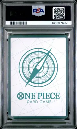 One Piece OP13-Carrying On His Will Don!! Card-Gol. D Roger Gold Alt Art PSA 9 - Image 2