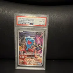 Pokemon TCG Team Rocket's Wobbuffet Promo Holo PSA 10 SV Promo 203 2025 Card - Image 1