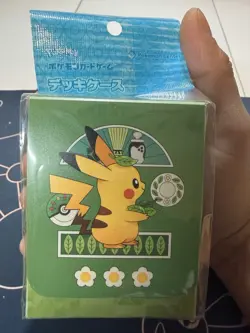 Pokemon Center Japan Pikachu Deck Case Green Rowlet Lilligant Alcr Card Deck Box - Image 1