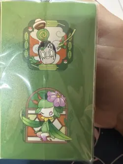 Pokemon Center Japan Pikachu Deck Case Green Rowlet Lilligant Alcr Card Deck Box - Image 2