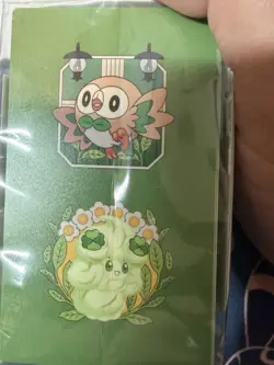 Pokemon Center Japan Pikachu Deck Case Green Rowlet Lilligant Alcr Card Deck Box - Image 3