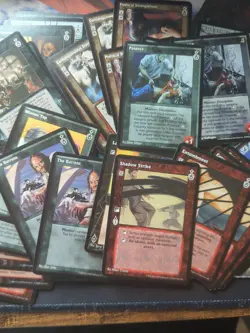 Large Lot of Vampire JYHAD Fantasy Trading Card Game Cards ~100 Cards - Image 4