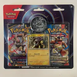 Pokemon TCG Raikou 2 Pack Checklane Blister with coin and Foil card - Image 1
