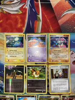 Vintage Pokemon Card Lot Reverse Holo Fire Eevee - Image 2