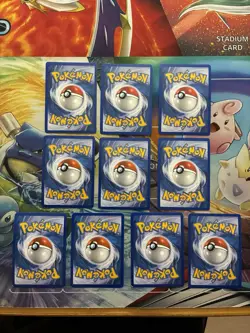 Vintage Pokemon Card Lot Reverse Holo Fire Eevee - Image 3