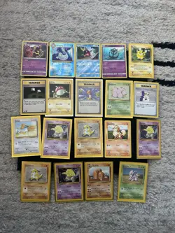 Vintage Pokemon Card Lot - 33 WOTC Era - 2019 Mainly DAMAGED/HEAVY PLAY - Image 4