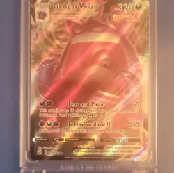 Pokemon Gengar VMAX 157/264 Fusion Strike Ultra Rare Holo Single Strike Card - Image 1