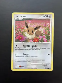 Pokemon TCG Eevee Card 62/100 Majestic Dawn MP - Image 1