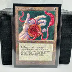 1993 NEVINYRRAL'S DISK Magic the Gathering Collector's Edition CE MTG Sharp - Image 1