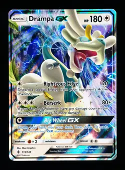 * * 1x Drampa GX 115/145 x1 * * Guardians Rising Pokemon Unplayed NM - Image 1