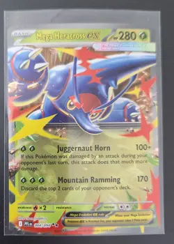 Mega Heracross ex PSA 10 - 2025 Pokemon Phantasmal Flames #004 004/094 - Image 1