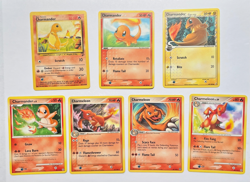 CHARMANDER CHARMELEON LOT OF 7 POKEMON FAMILY EX ERA CRYSTAL GUARDIANS - Image 1
