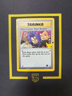 Pokemon Here Comes Team Rocket! 15/82 Celebrations Classic Collection Holo FCEP - Image 1