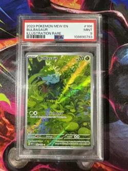 Bulbasaur 166/165 Sv: Scarlet & Violet 151 PSA 9 Mint Pokemon TCG - Image 1