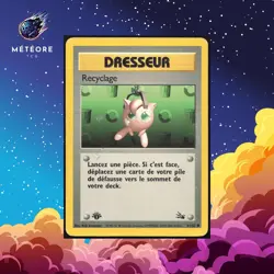 Carte Pokemon Recyclage 61/62 Edition 1 Fossile Francais - Image 1