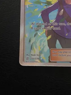 Trainer Blue's Tactics (Full Art) 231/236 Unified Minds Holo *NEAR MINT* Pokemon - Image 2