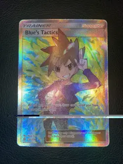 Trainer Blue's Tactics (Full Art) 231/236 Unified Minds Holo *NEAR MINT* Pokemon - Image 3