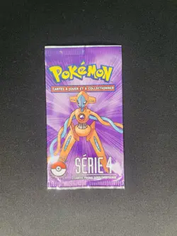Booster Carte Pokemon EX Pop Serie 4 FR VIDE Deoxys EMPTY PARFAITEMENT OUVERT - Image 1