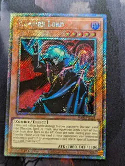 Vampire Lord RA03-EN128 Platinum Secret Rare 1st Edition YuGiOh TCG Card - Image 1