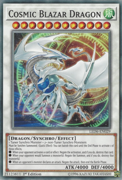 Cosmic Blazar Dragon LED6-EN029 1st ED Yu-Gi-Oh! - Image 1