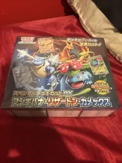 Pokemon Card Game Special Deck Set EX Venusaur Charizard Blastoise Japanese NEW - Image 1