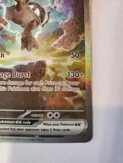 Pokemon Black Bolt Zekrom EX TCG Special Illustration Rare Card 166/086 - Image 5