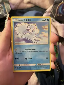 Pokemon Alolan Vulpix & Alolan Ninetales Card Lot Sun & Moon Ultra Prism 5 Cards - Image 4