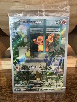 Pokemon TCG Charmander 044 Promo Scarlet & Violet Holo Card SEALED - Image 1