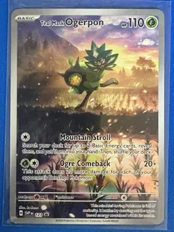 Teal Mask Ogerpon 123 Promo SV: Scarlet & Violet Promo Cards Pokemon Card - Image 1