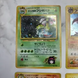 Pokemon Cards Old Back Erika'S Wine Windy Ptera Pichu - Image 2
