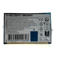 Dragon Shield Sparkles Amazonite Matte Card 100 Sleeves Textured Black Sealed - Image 3