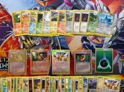 Vintage Pokemon Card Lot E Series Fire Latios Eevee Pikachu 90 Cards - Image 2