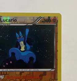Lucario 80/113 Legendary Treasures Reverse Holo Rare LP Pokemon Card - Image 2
