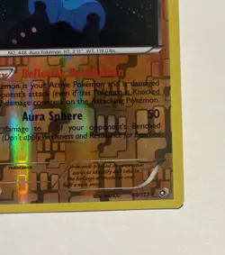 Lucario 80/113 Legendary Treasures Reverse Holo Rare LP Pokemon Card - Image 3