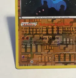 Lucario 80/113 Legendary Treasures Reverse Holo Rare LP Pokemon Card - Image 4