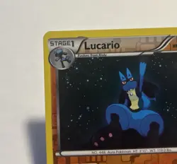 Lucario 80/113 Legendary Treasures Reverse Holo Rare LP Pokemon Card - Image 5