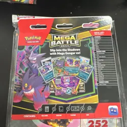 Pokemon Mega Battle Deck Mega Gengar EX 252 Cards Sealed Foil Deck Box - Image 2