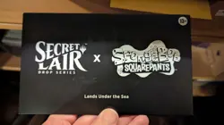 1x Lands Under The Sea Secret Lair Sealed Spongebob SquarePants x MTG x1 - Image 1