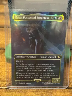 Edea, Possessed Sorceress (Borderless) Commander: Final Fantasy Foil - Image 1