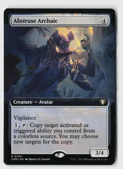 Abstruse Archaic (Extended Art) #744 (NM) Commander Masters CMM Magic MTG - Image 1