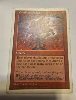 Winds Of Change 5th Edition 5E MTG Magic The Gathering HP - Image 2