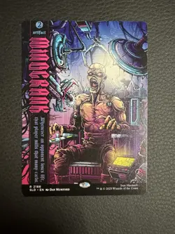 Magic: The Gathering Mindcrank Iron Maiden Artifact SLD Alt Art Reg 2186 EN 2023 - Image 1