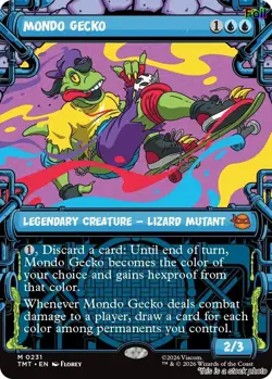 Mondo Gecko (Showcase) [TMT - 231] - NM [Foil] TCG MTG - Image 1