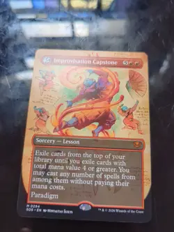 Improvisation Capstone (Borderless) Secrets of Strixhaven Regular - Image 1