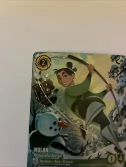 Mulan Resourceful Recruit Enchanted 229/204 Disney Lorcana Winterspell - Image 2