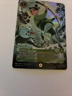 Mulan Resourceful Recruit Enchanted 229/204 Disney Lorcana Winterspell - Image 5